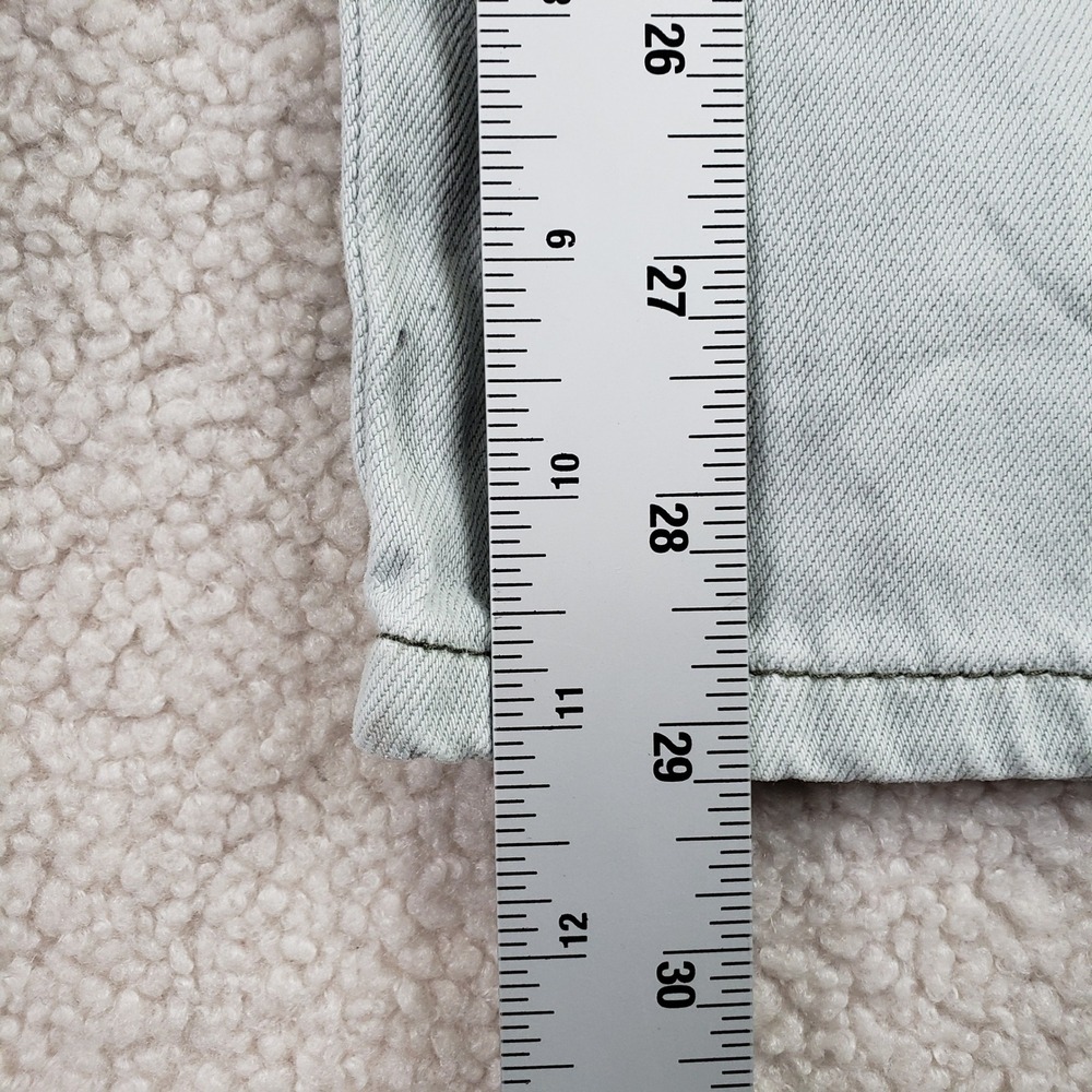 VERVET Wide Leg Jeans Women 28 Light Sage Green Utility High Rise Cargo - Picture 7 of 10